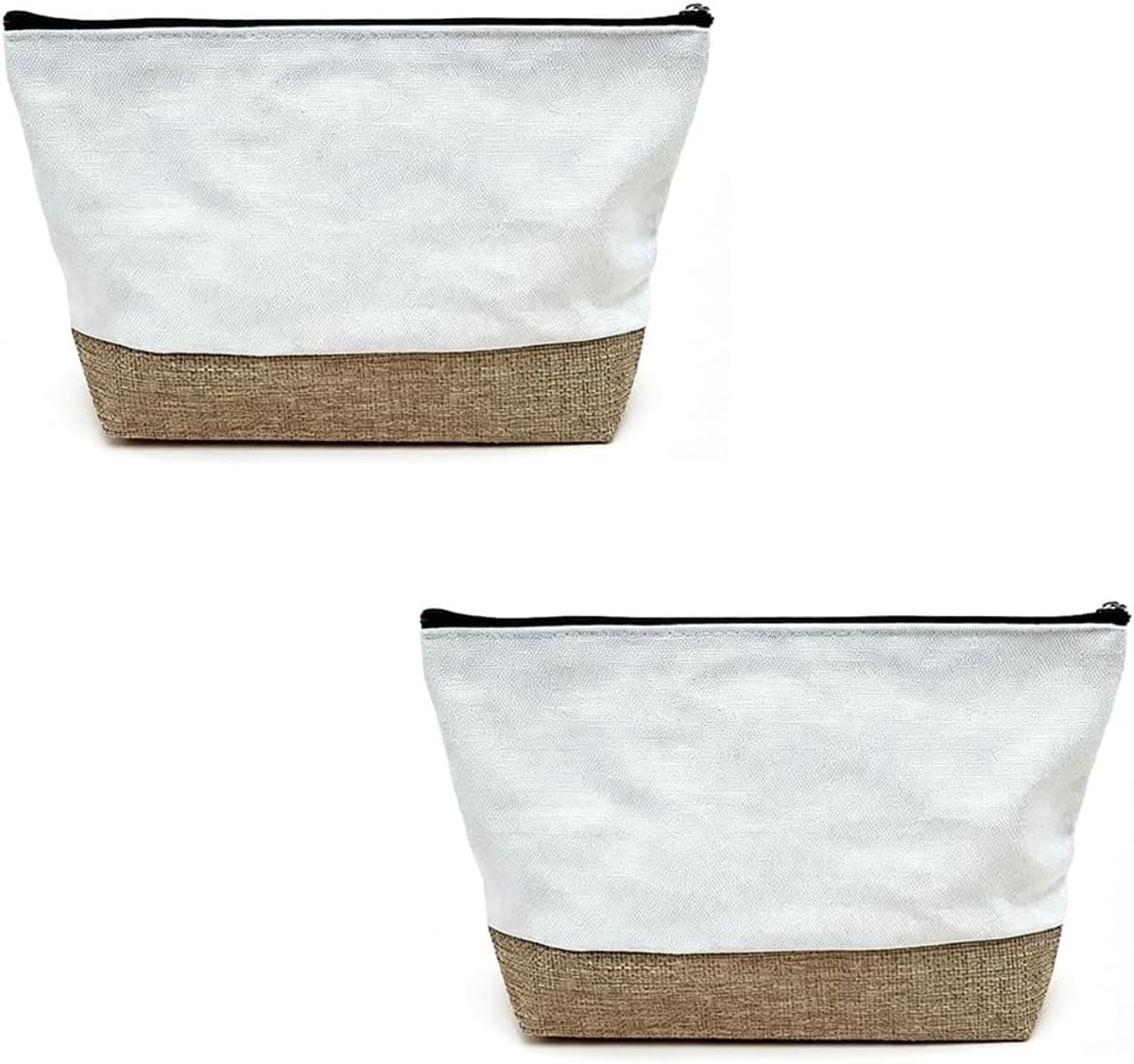 Set van 2 Cosmetica Tassen voor Vrouwen, Kleine Toilettas, Reistas, Make-up Organizer, Cadeau-ideeën voor Vriendin, Moeder of Zus, Handige Reiskosmetica Accessoires