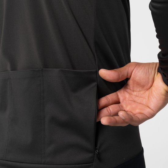 AGU Performance - Winterjack Heren - Wielrenjack - Softshell - Winddicht - Waterafstotend - Ventilatie - 4 Zakken - Zwart - XXL — afbeelding 3