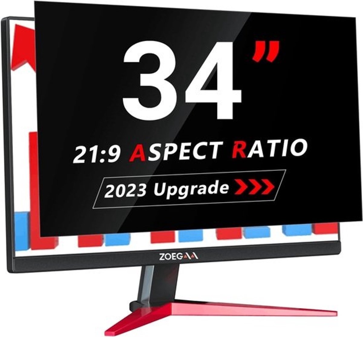 Privacyfilter Monitor 34 Inch 21:9 met Anti-blauw Licht Bescherming
