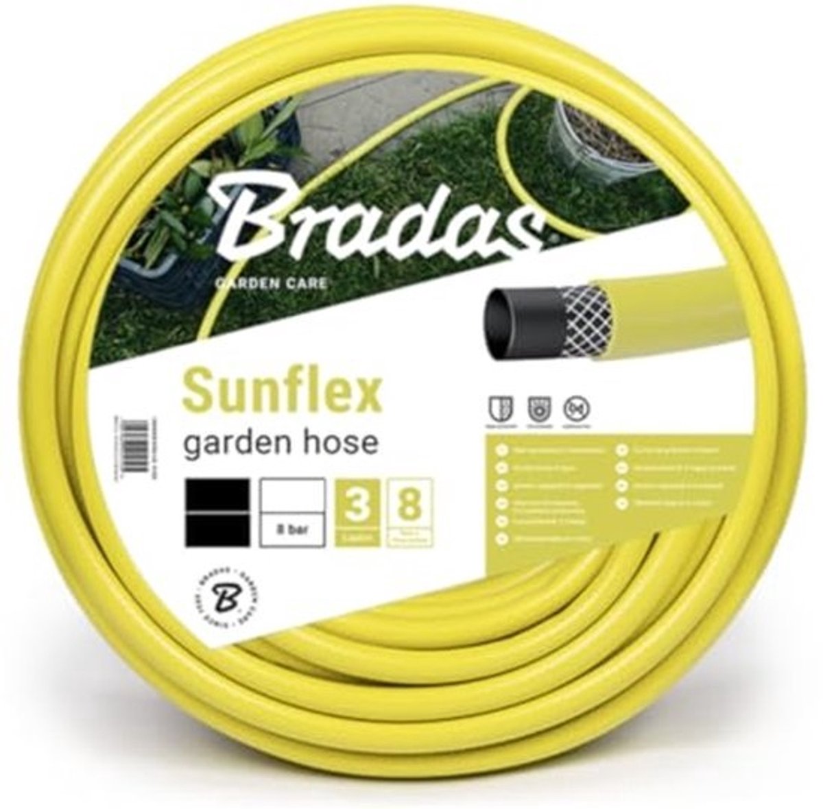 Tuinslang 50 m 3/4 inch - Geel - Ideaal voor Tuin en Buiten