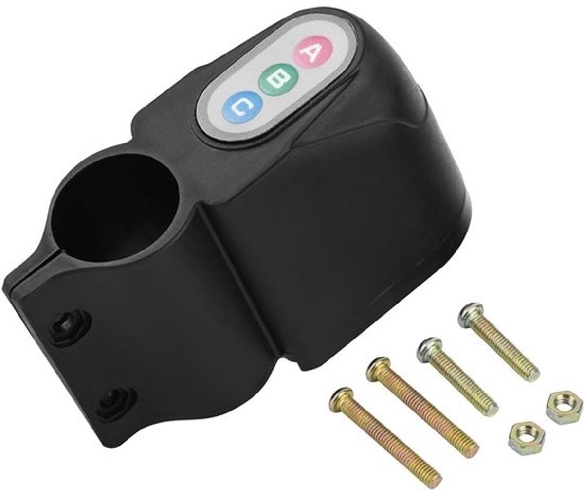Fiets Alarm - Motor beveiliging - Diefstal voorkomen - 4-cijferig wachtwoord - 110 dB geluid - Zwart
