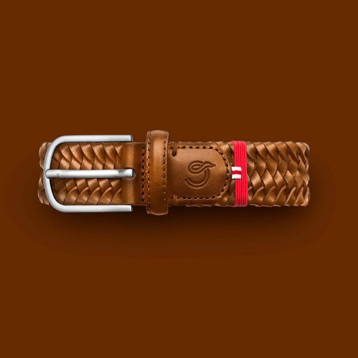 LA BOUCLE BROEKSRIEM - NAPOLI COGNAC