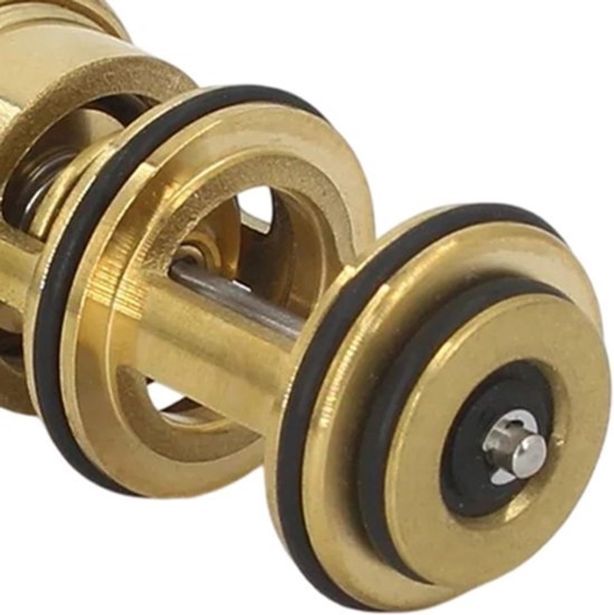 Omstelklep Ketel - Driewegklep Verwarming - Warmte Verdeling - Massief Koper - 10 x 4 x 3 cm - Koperkleurig