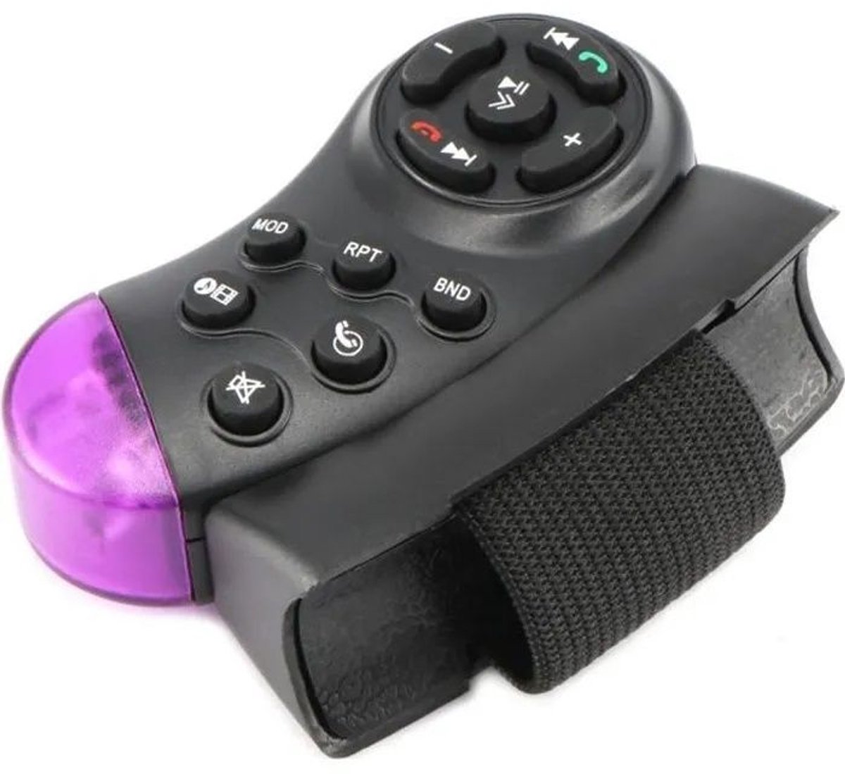 Universele multifunctionele bedieningsknoppen Geschikt voor autoradio's en MP5-spelers, compatibel met draadloze afstandsbedieningen Geschikt voor op het autostuur.