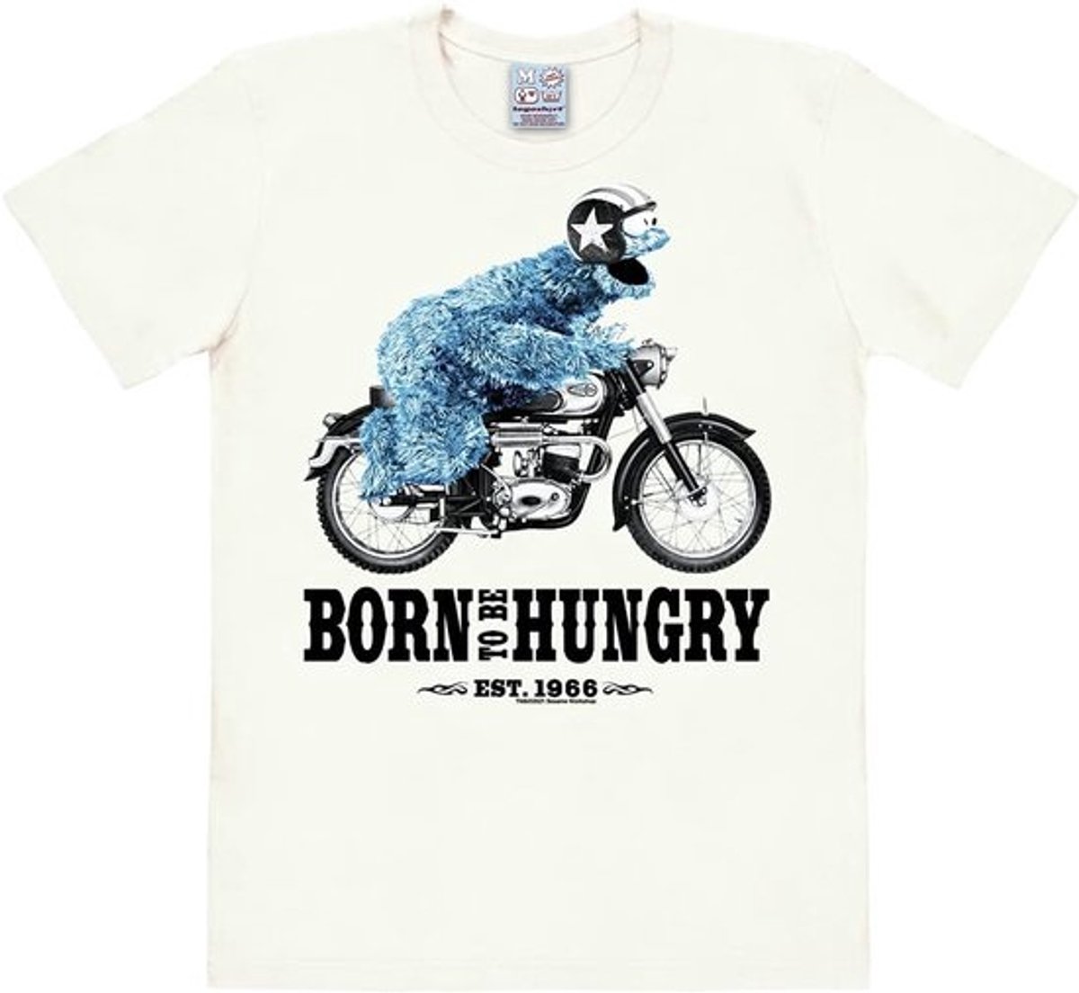 Koekjesmonster T-Shirt | Born To Be Hungry | Dames & Heren | Origineel Ontwerp