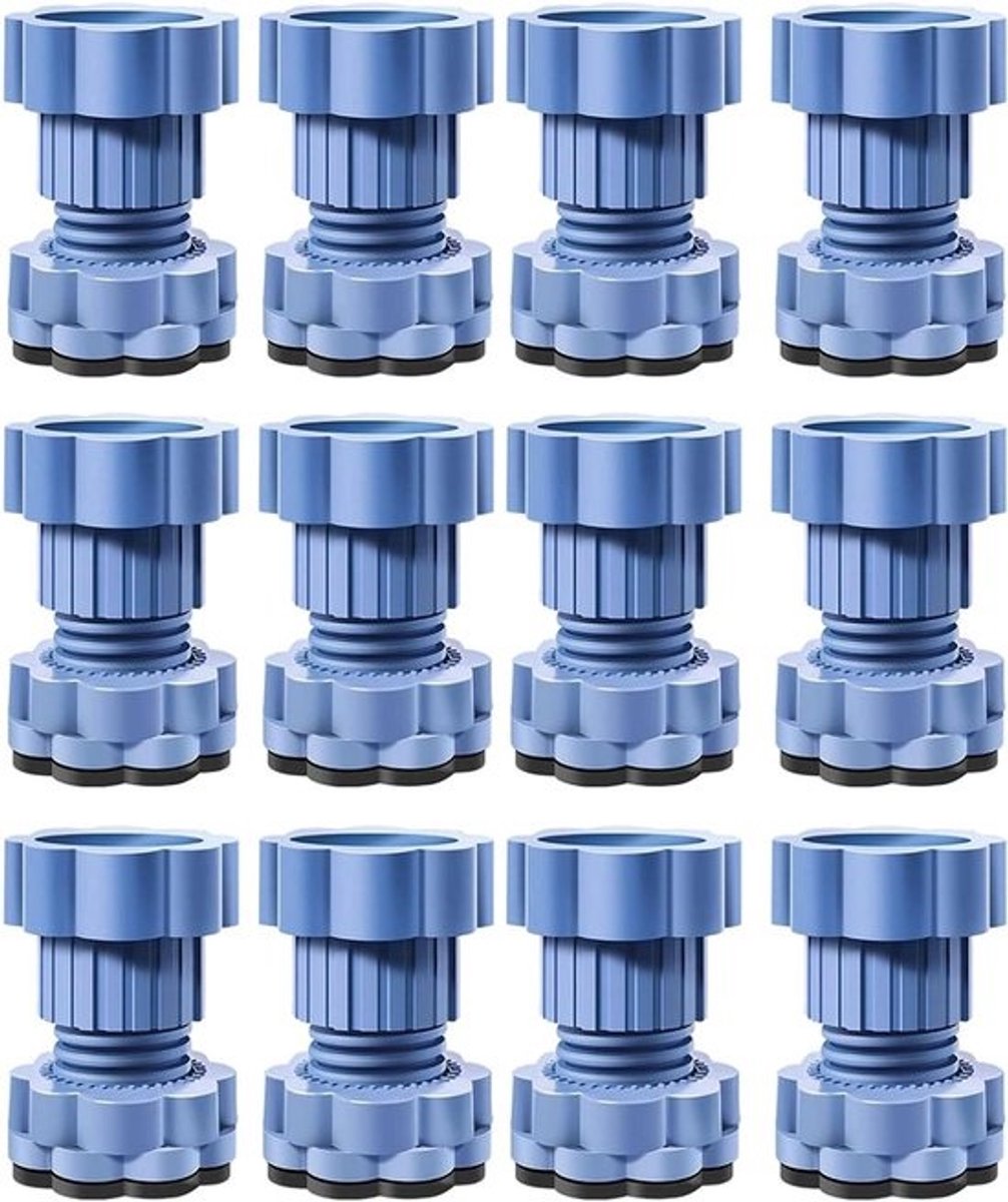 Wasmachine Voetjes - Apparaat Stabilisatoren - Apparaten Dempen - Ruisonderdrukkend - 8 of 12 stuks - Zwart