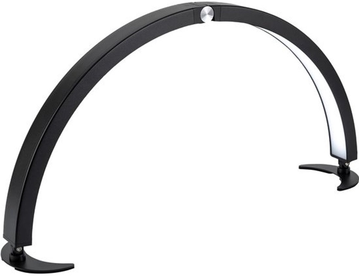 Grote Halve Maan LED Lamp voor Nagelstudio en Schoonheidssalons - 71cm Dimbaar Licht