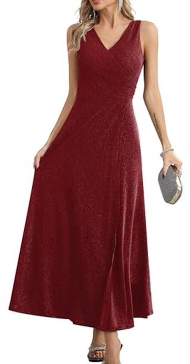 Elegante Wikkeljurk voor Dames - Avondjurk, Cocktailjurk, Bruidsjurk
