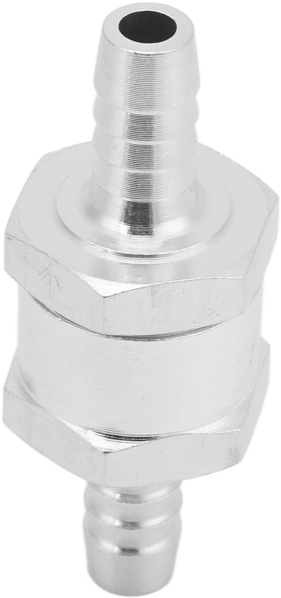 Eenrichtingsbrandstof terugslagklep, Brandstofslang terugslagklep, Aluminiumlegering universeel voor brandstof benzine - ShopVlot