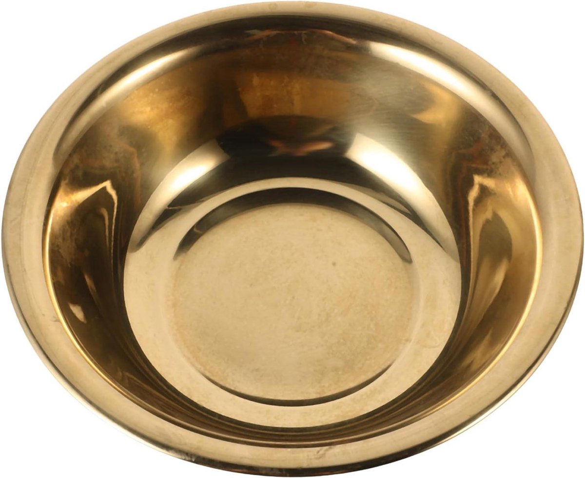 Ronde Wasbak - Kleine Waskom - Badkamer Inrichting - Naadloze Vormgeving - 16 cm - Goud