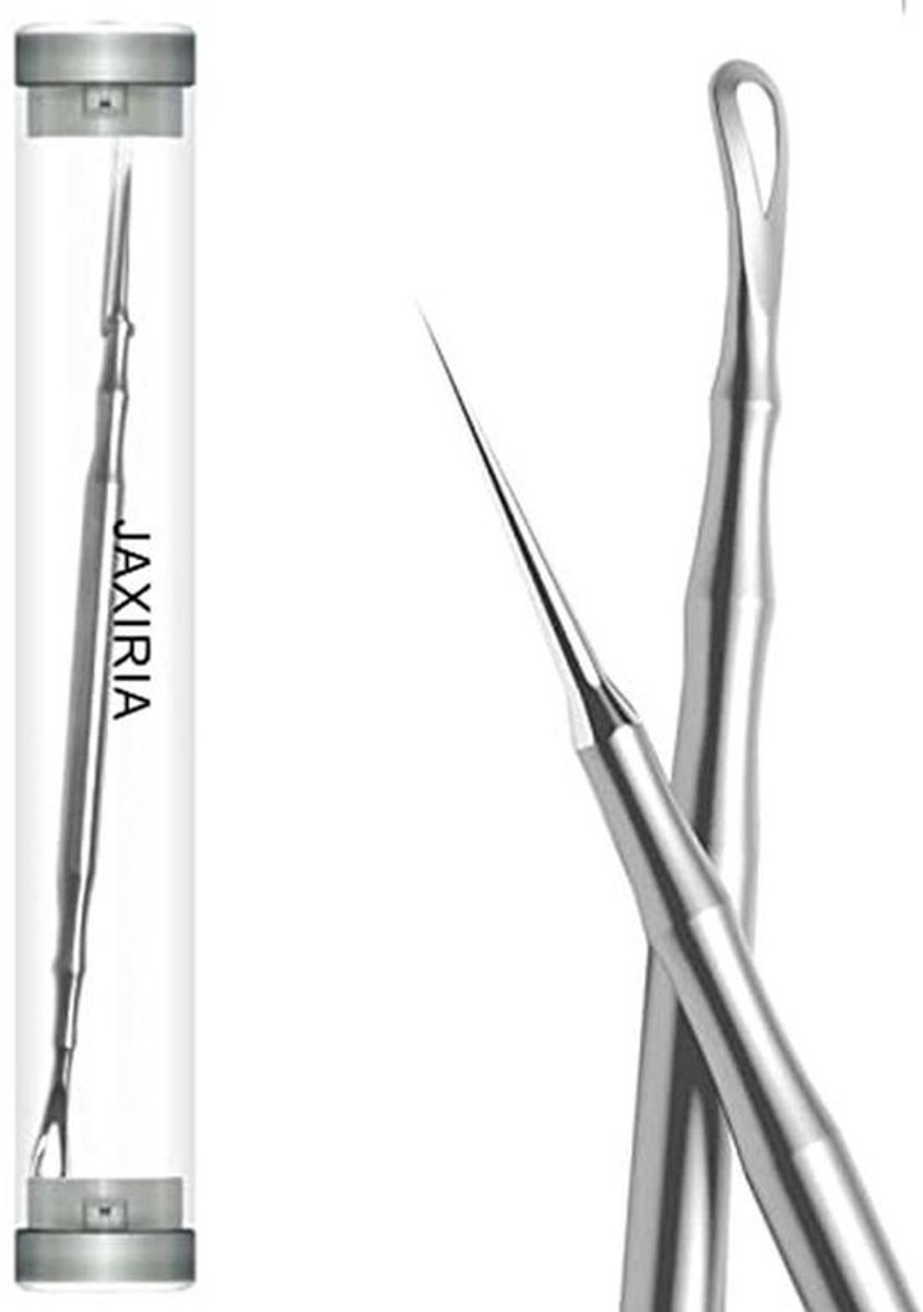 2-in-1 Acne Extractor Tool - Zwarthead Verwijderaar voor Gezicht en Neus