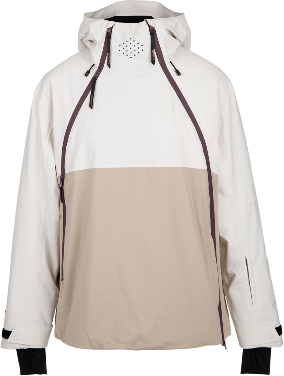 Brunotti Joy Skijas Dames – Ski Jas Wintersport Relaxed Fit Ademend Waterdicht Simply Taupe