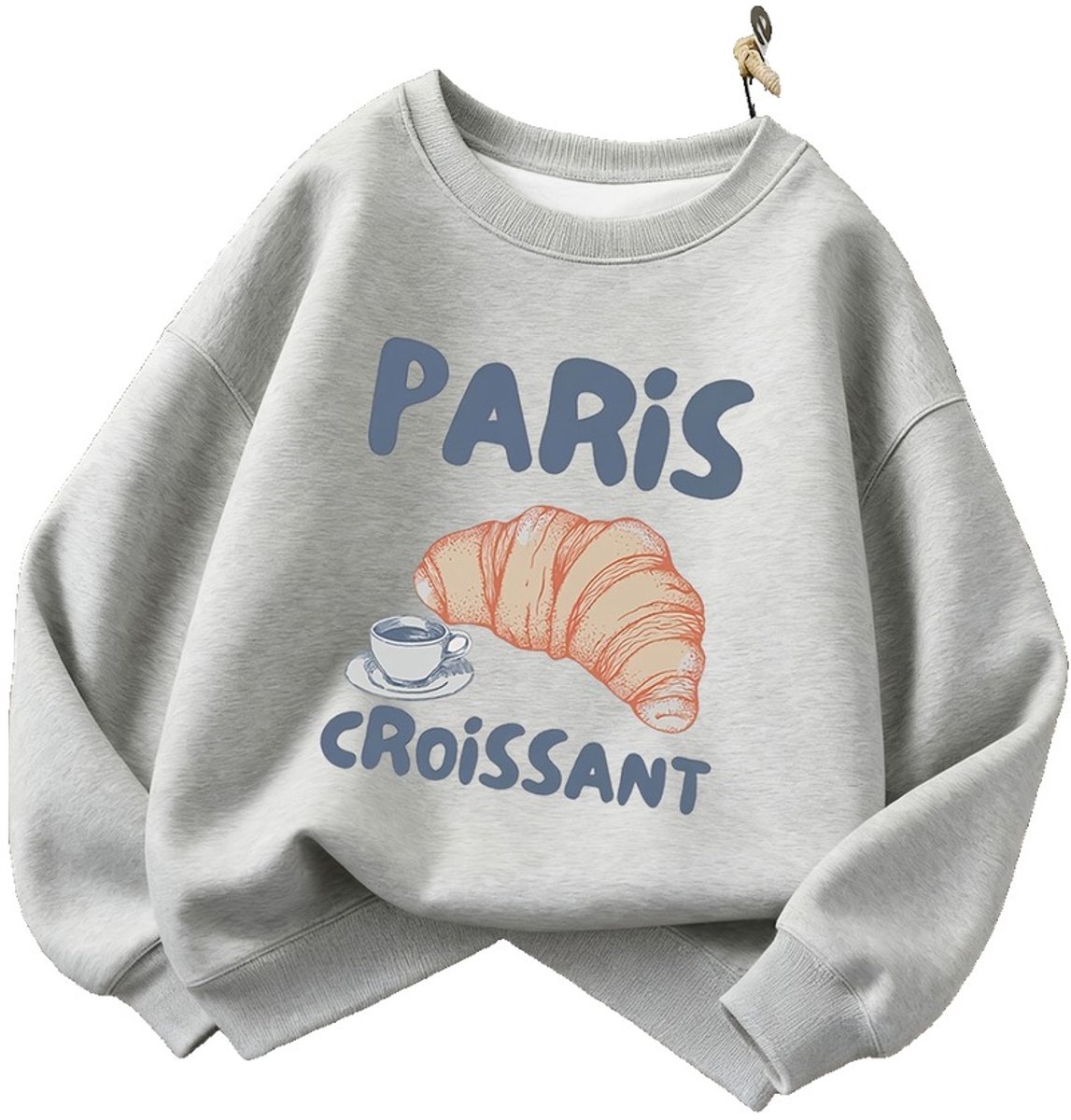 Currero Sweater Meisjes Sweaters Sweatshirt Hoodie Warme Trui Pullover Jumper Crewneck Vest 5-6 Jaar Grijs