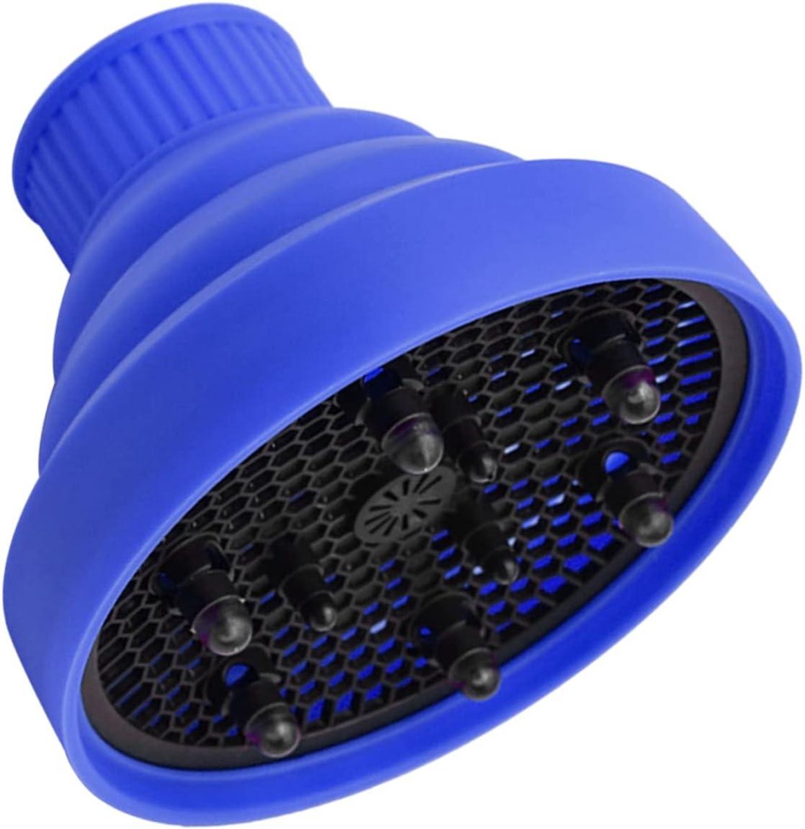 Haardroger Diffuser - Krul Accessoire - Natuurlijke Krullen - Opvouwbaar Ontwerp - 13.7 cm - Blauw