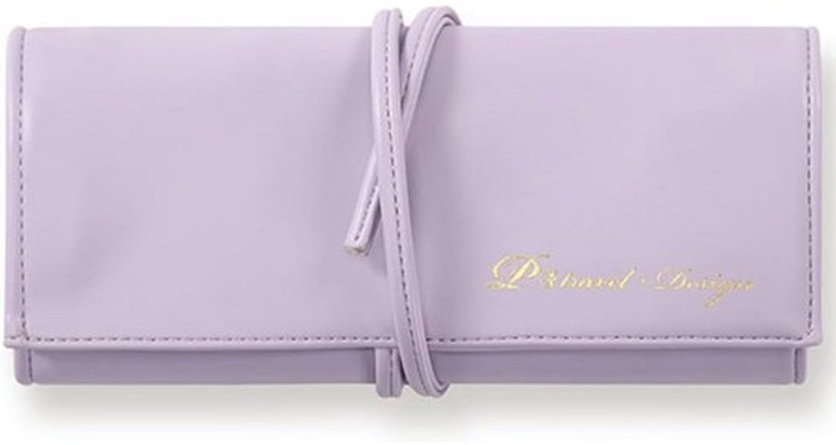Make-up Borstel Houder - Reis Organizer - Make-up Opbergen - Draagbaar Roll-up Ontwerp - 21.5 x 10 cm