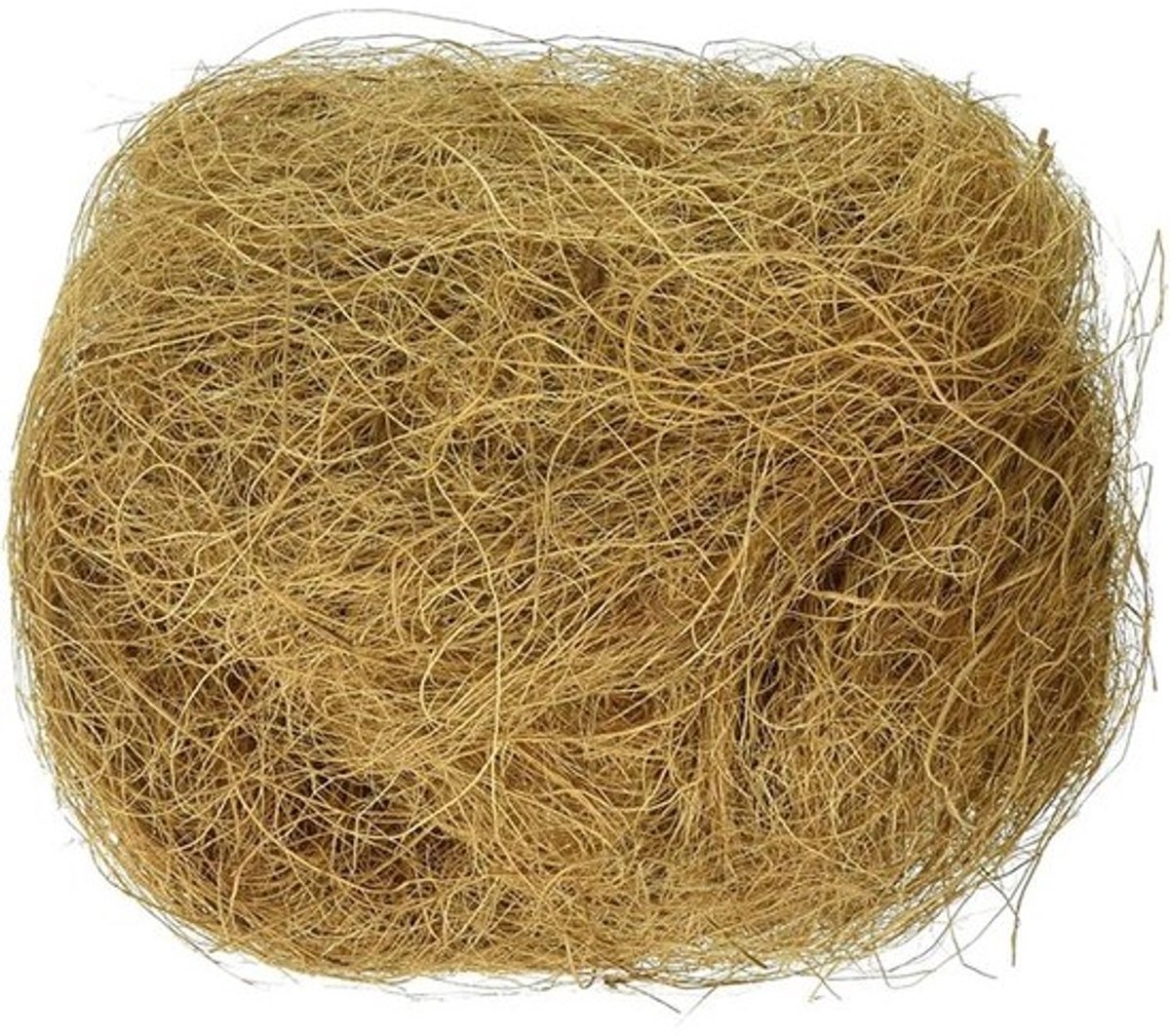 Kokosvezel Bodembedekker - Natuurlijk Huisdierenstrooisel - Nestmateriaal Knaagdier - Stofvrije Ademende Vulling - 100 Gram Pakket - Bruin