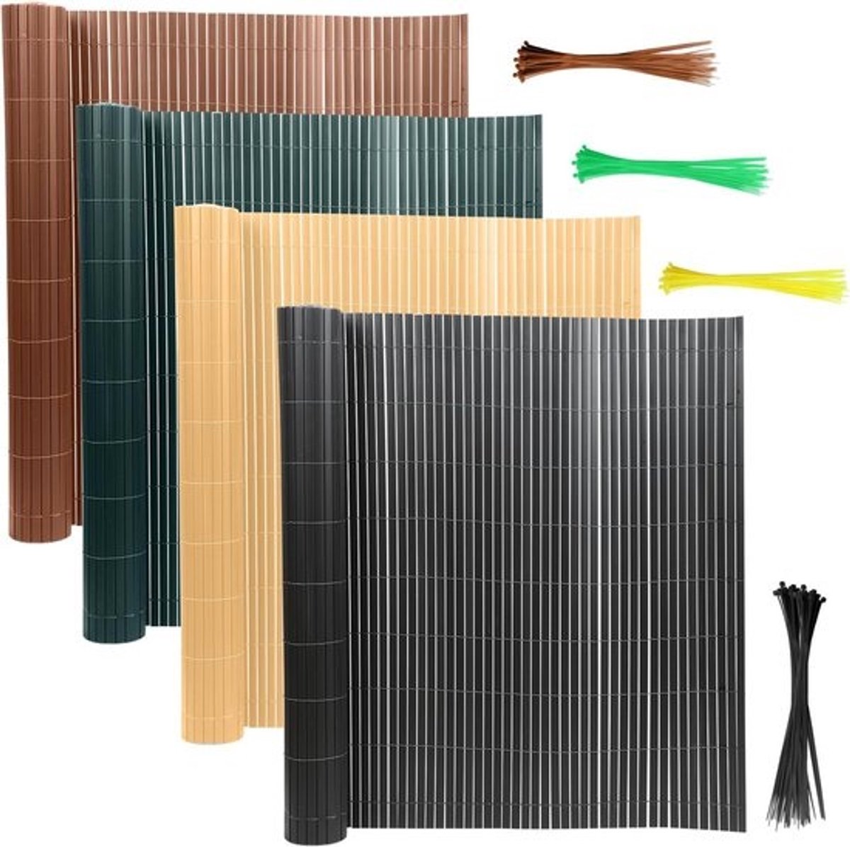 Privacy Scherm Hekwerk 180x600 cm Weerbestendig voor Tuin en Balkon