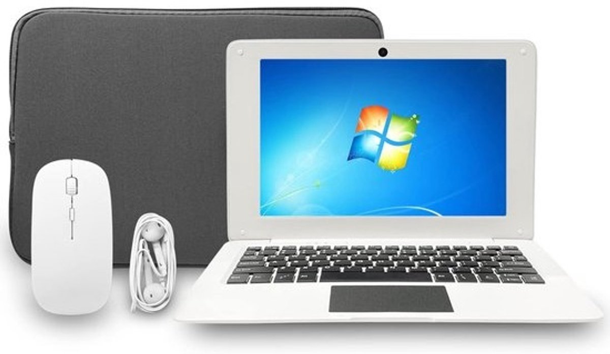 Image of 10.1 inch Full HD Windows Laptop - Compact & Dun met 64GB Opslag en Accessoires