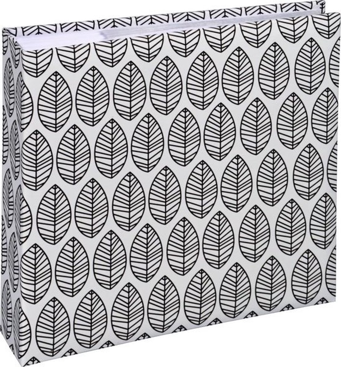 Photo Album voor 200 Foto's - 100 Pagina's met Bladeren Patroon - 22.5x22.5 cm