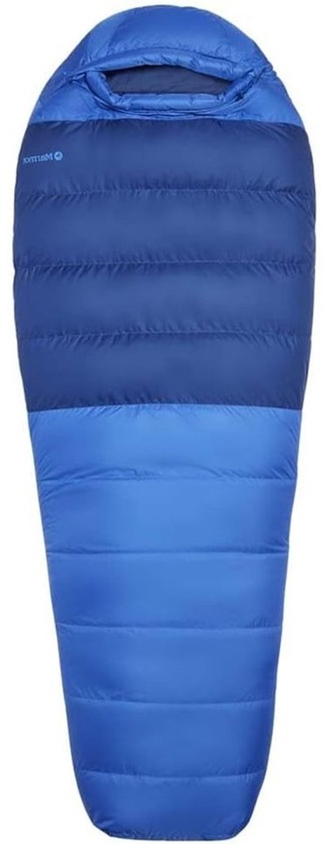 Mummie Slaapzak - Outdoor Slaapzak - Kamperen Trekking - Waterafstotend Dons - 183 cm - Blauw