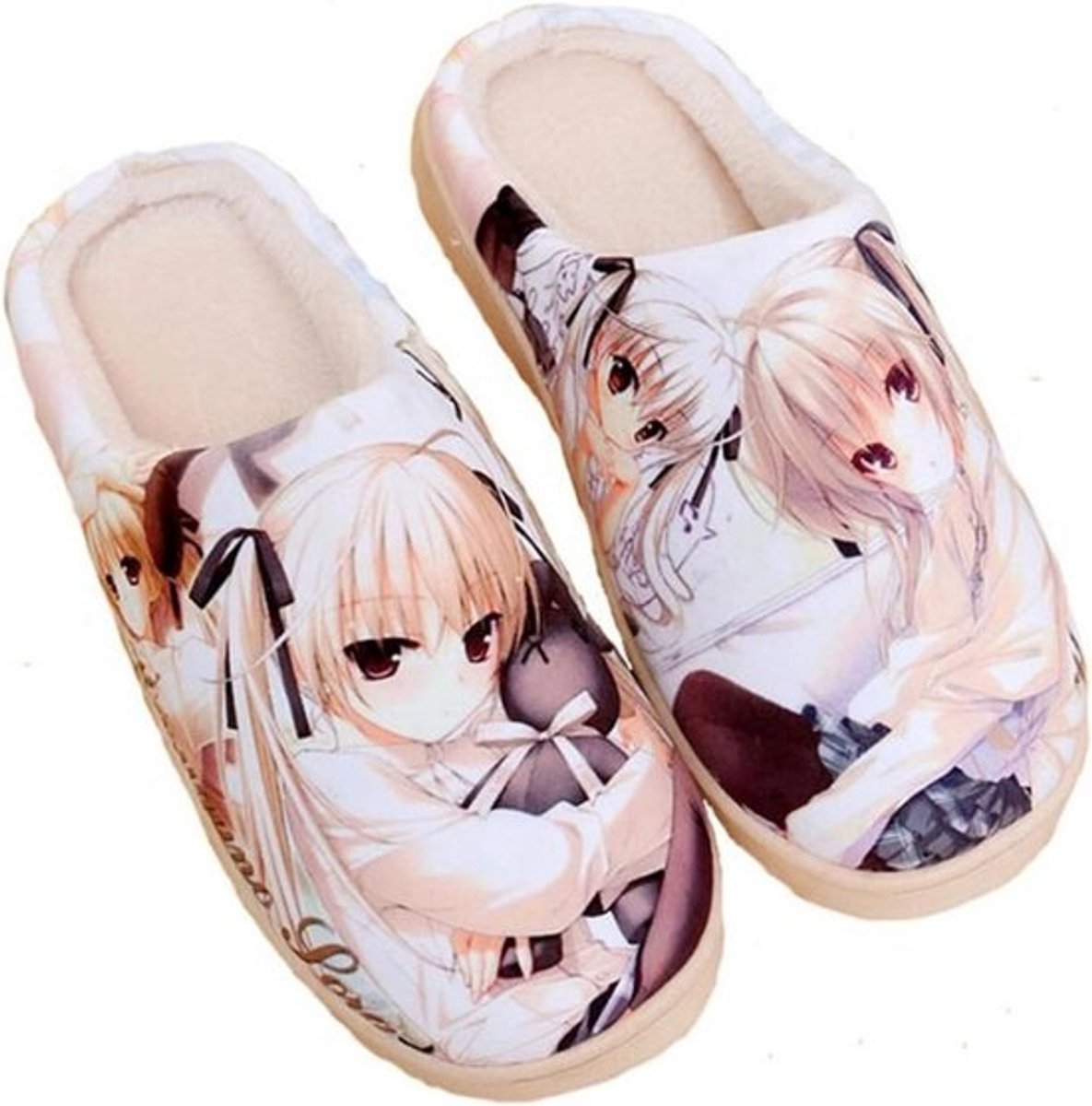 Comfortabele Pluche Anime Pantoffels voor Heren en Dames - Warme Antislip Binnenschoenen