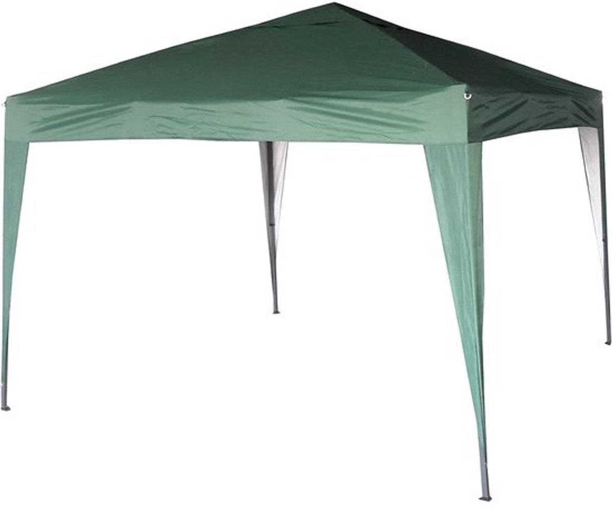 Waterdicht Tuinpaviljoen 2x2m - Feesttent Partytent Compleet - Groen