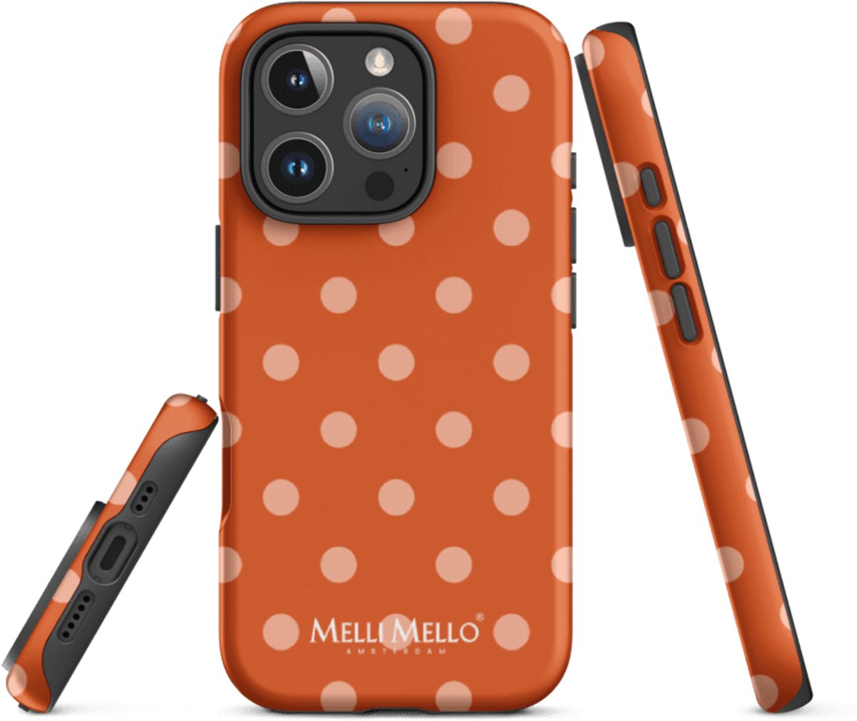 Melli Mello Telefoonhoesje Royal Dots (Tough Case) - Apple iPhone 16 Pro