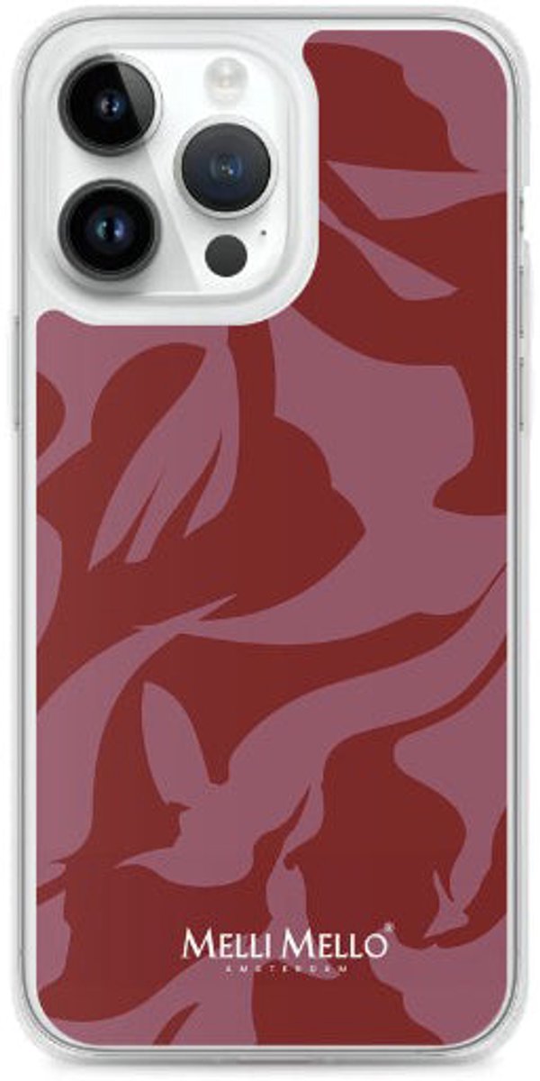 Melli Mello Telefoonhoesje Crimson Wave (Soft case) - Apple iPhone 14 Pro Max