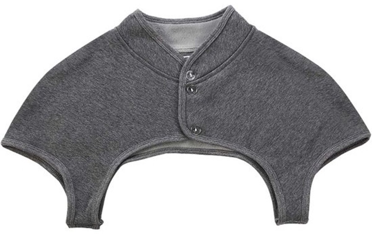 Schoudervest Warm - Schouderwarmers - Verlicht Pijn - Gelijkmatige Temperatuur - 50 x 24 x 5 cm - Grijs