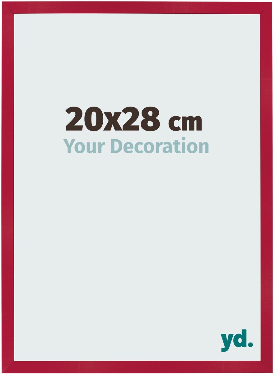 Your Decoration - Fotolijst 20x28 cm - MDF - Rood - Bologna