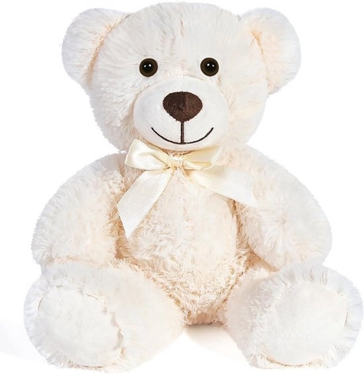 Groot Knuffelbeest Beer Pluche Speelgoed Cadeau 33 5 cm Wit