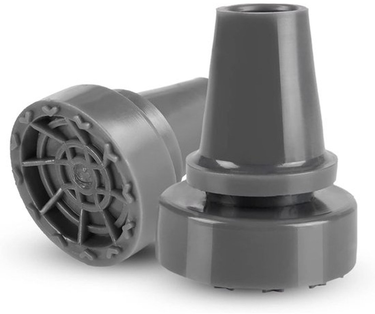 Antislip Rubberen Stokdop met 360° Rotatie voor Wandelstokken en Krukken | Duurzaam & Zelfstandig Staan