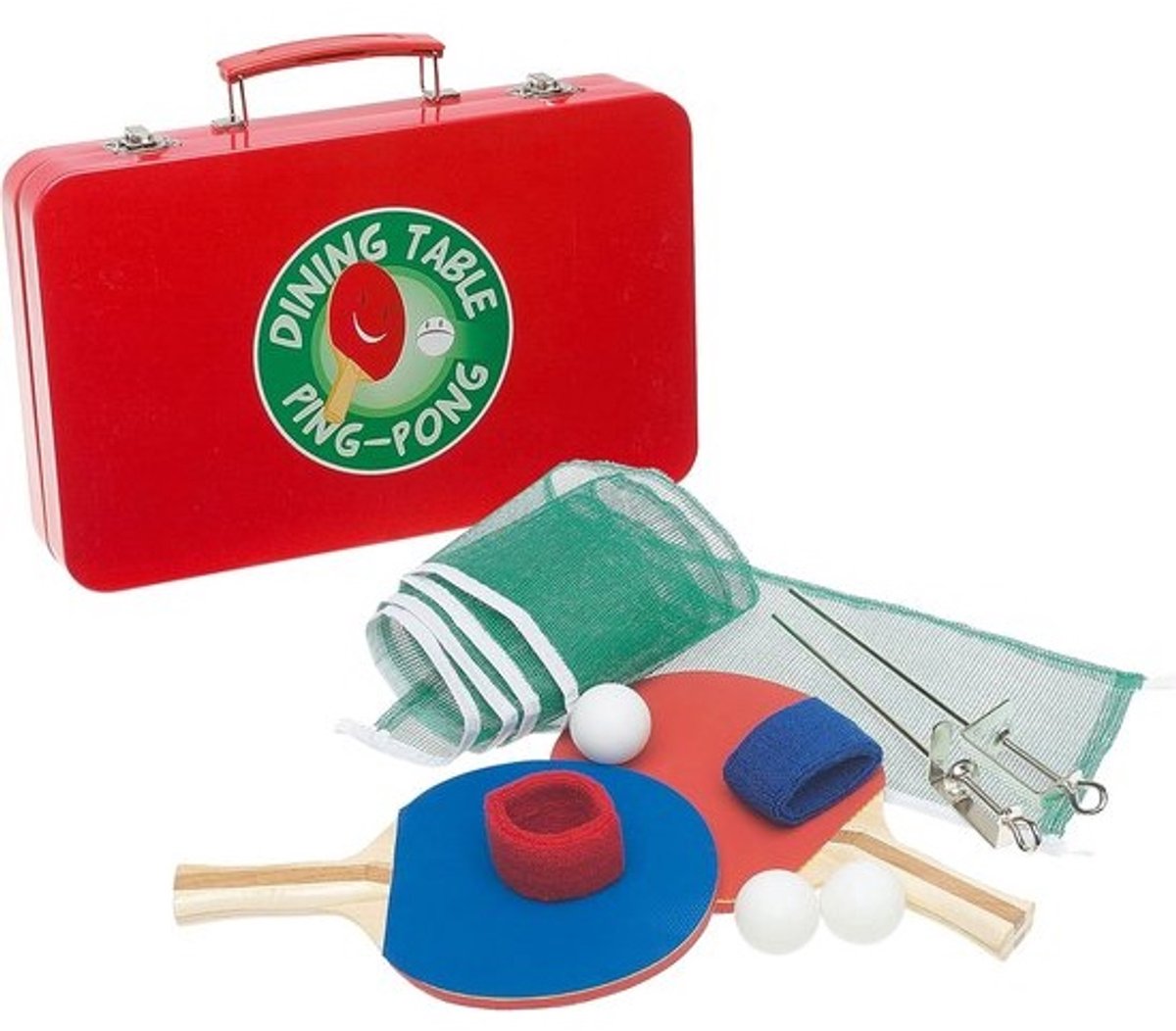 Eettafel Ping Pong Set - Tafeltennis Set met Peddels en Ballen