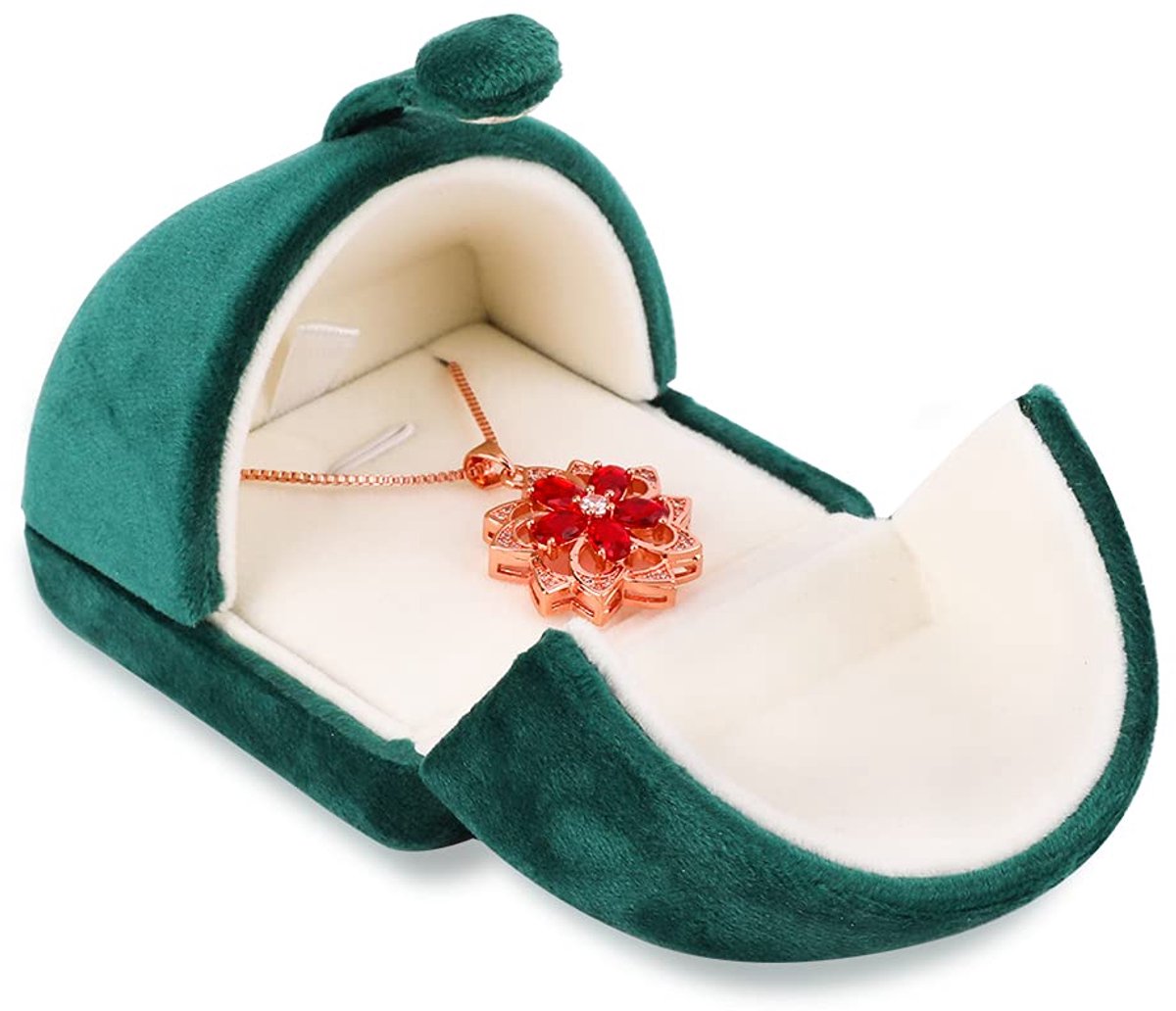 Dailygoods - Elegant Velvet Sieradenbox - Opbergdoos voor Armbanden, Ringen en Hangers