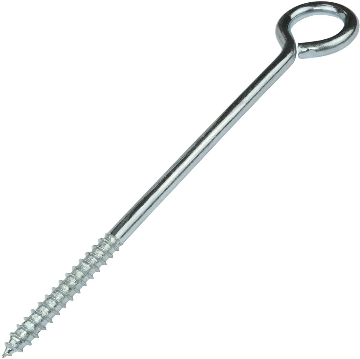 Dailygoods - Set van 5 Haakschroeven Ø8x150mm - Zelftappend en van Staal