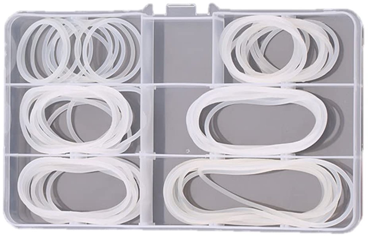 Dailygoods - 60 Stuks Grote O-Ringen Afdichtingsset - Nylon Afdichtringen Assortiment