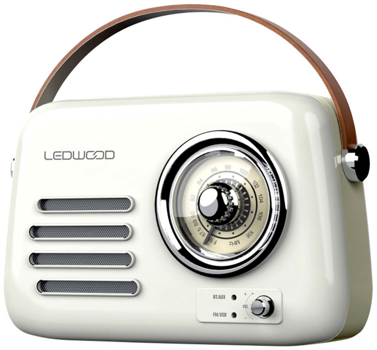 Transistor Radio Ledwood ALMA WHI Wit 30 W
