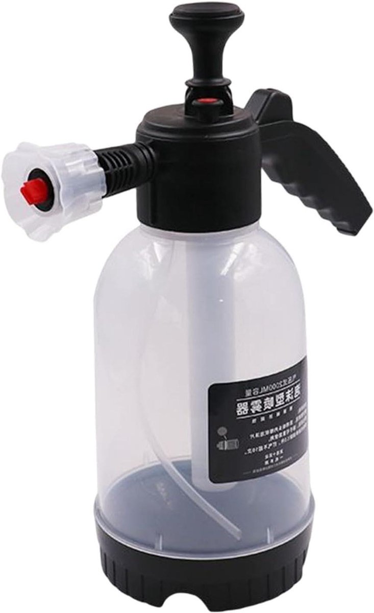Schuimsproeier Auto - Schuimreiniger Pomp - Auto Wassen - Verstelbaar Mondstuk - 1.5 Liter - Wit