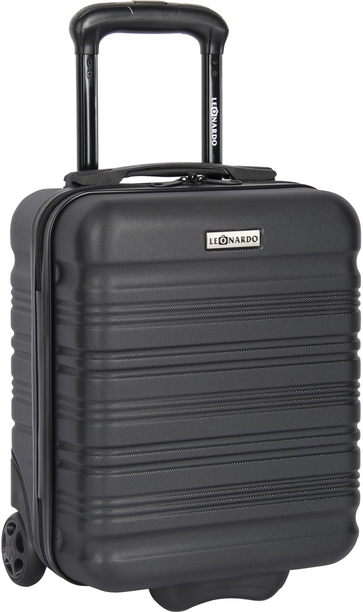 SnelShoppen - Handbagage Koffer Mini 14-Inch | Harde Koffer met Dubbele Wielen | Lichtgewicht Trolley 25 Liter met Slot | Handkoffer voor 25 kg Bagage