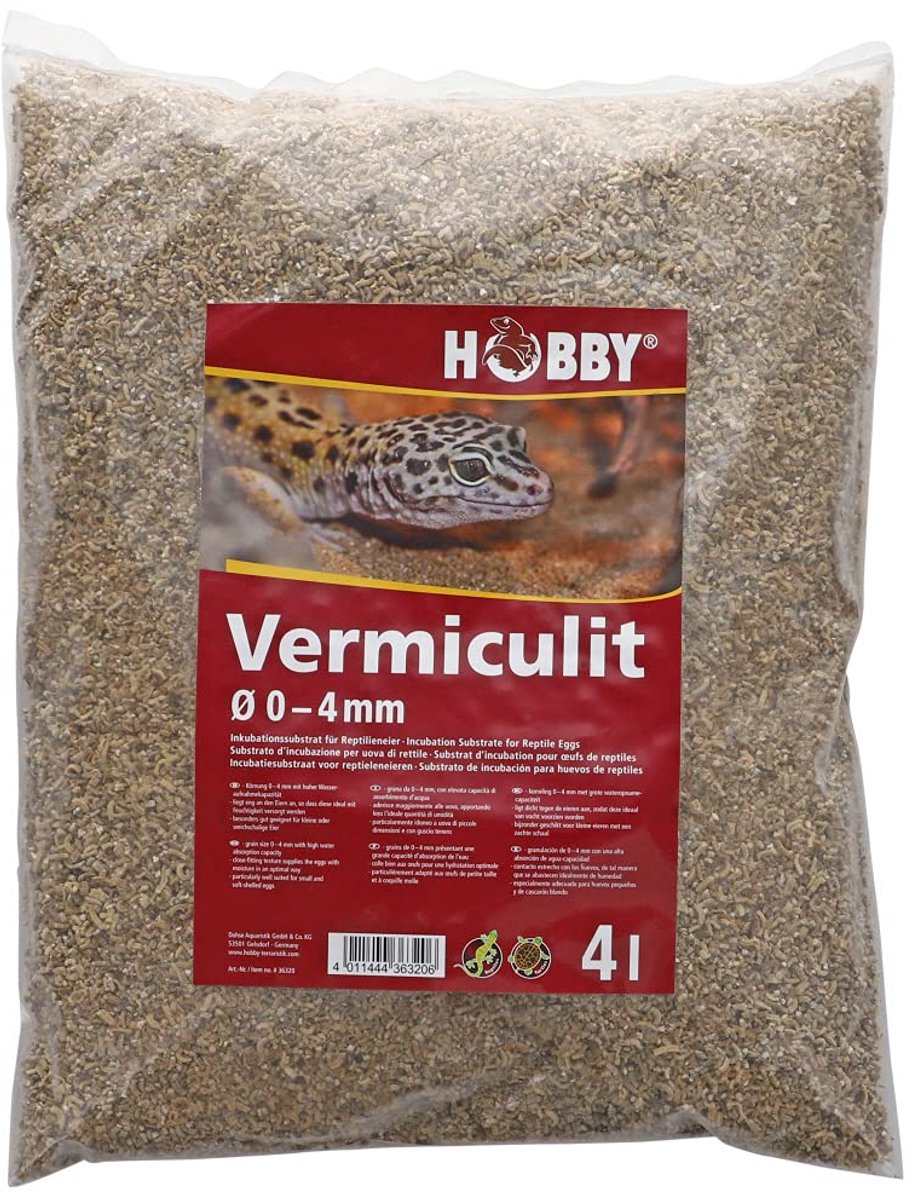 Dailygoods - Vermiculiet 0-4 mm - 4 Liter - Grijs