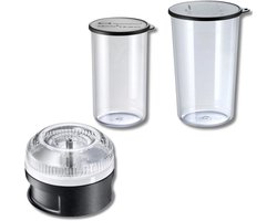 Pack Bamix BBQ : broyeur robot avec disque à poudre + set de tasses 400 & 600 ml + QR pour livre de recettes