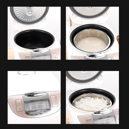 Dailygoods- Stoommand RVS - Stoommandje - Stoomrek - Inzetstuk - Voor groenten/fruit - Veilig en praktisch ontwerp - Stoominzetstuk van Dailygoods — afbeelding 2