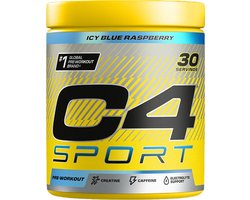 Cellucor C4 Sport Pre Workout - Ice Blue Raspberry Pre-Workout Poeder - 30 shakes (270 gram)