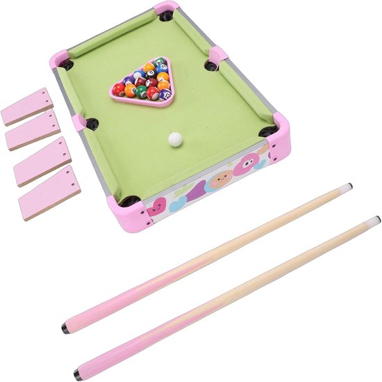 Kinderbiljarttafel - Mini pooltafel - Familie spel - Compact en draagbaar - 51x32cm - Niet gespecificeerd — afbeelding 3