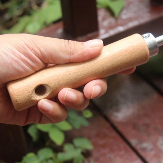 Onkruidverdelger L-vorm - Onkruidsteker terras - Onkruid verwijderen - Ergonomische handgreep - 37 x 8 x 5 cm - Niet gespecificeerd — afbeelding 4