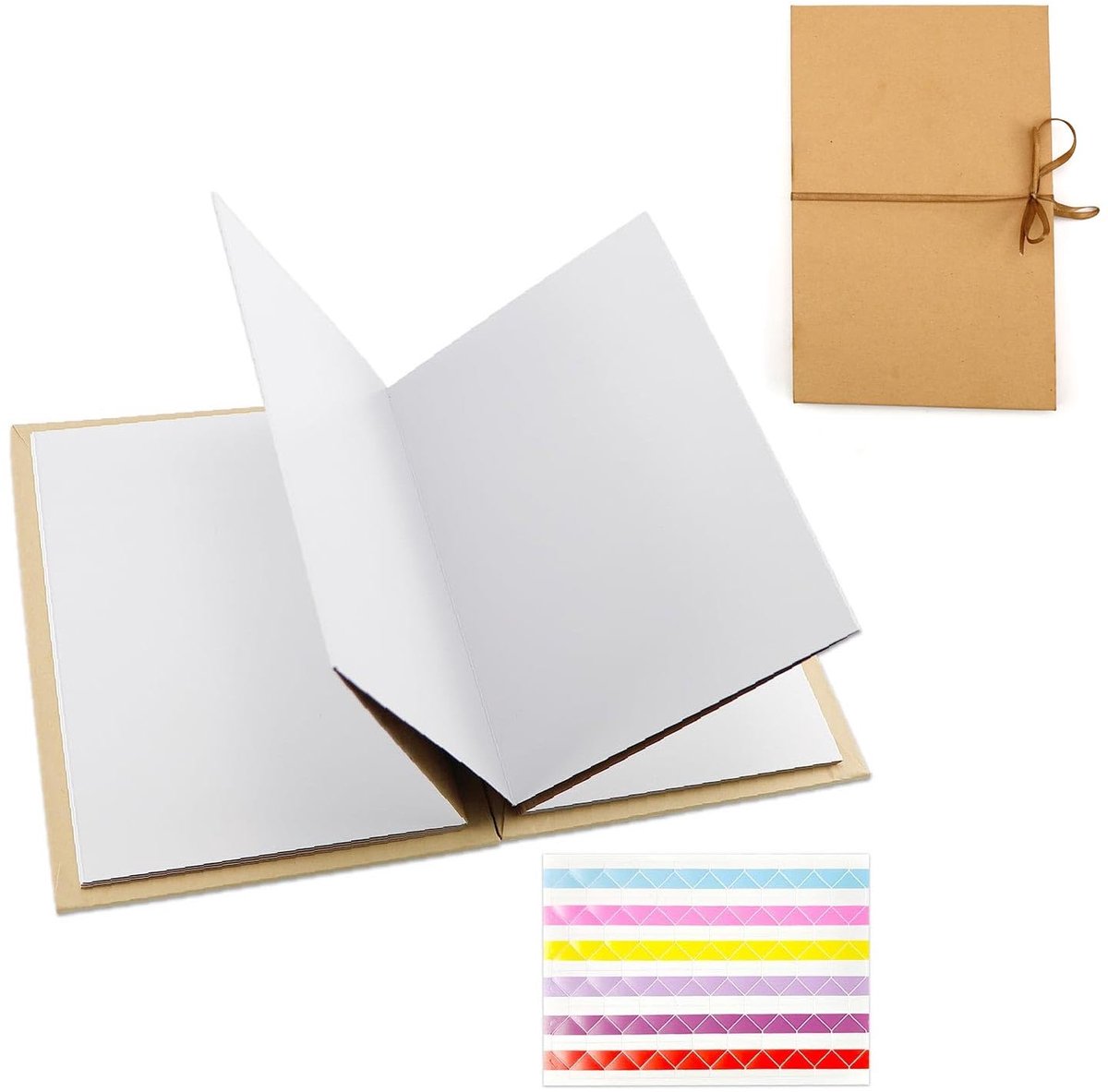 Dailygoods - 2 Stuks Scrapbook Album Met Foto Stickers - 180 x 115 mm