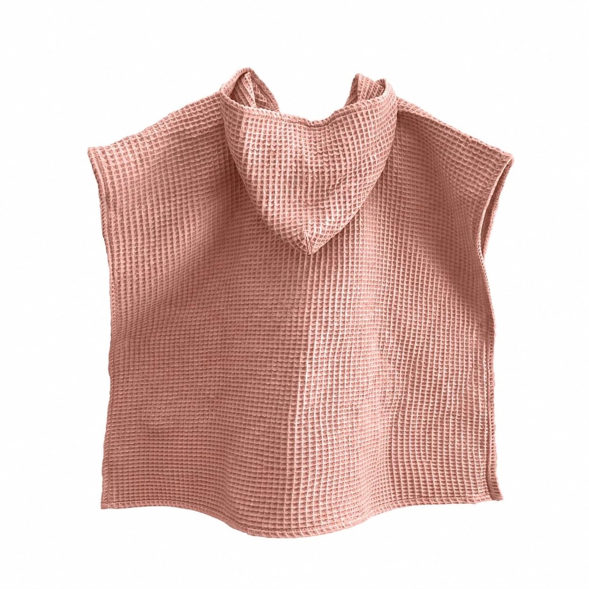 Dailygoods - Muslin Poncho voor Baby en Kinderen - Lichtgewicht en Sneldrogend (Roze)