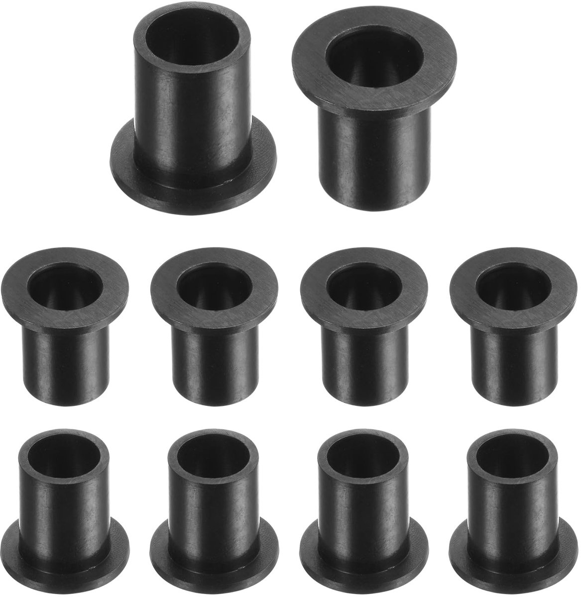 Dailygoods - 10 Stuks Flenslagers van Nylon - Zelflerende Bussen voor Diverse Toepassingen