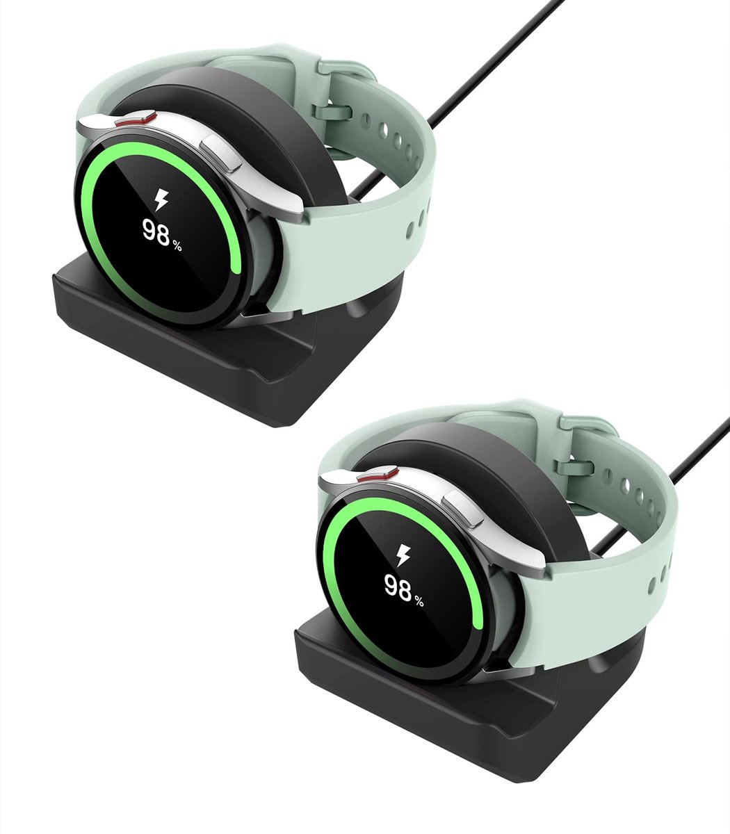 Dailygoods - 2-Pack Oplaadstandaard voor Samsung Galaxy Smartwatches - Antislip Dockstation