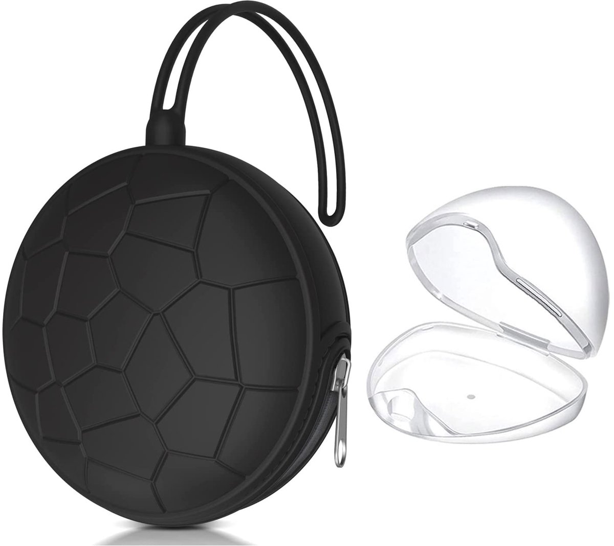 Dailygoods - Siliconen Fopspeen Houder Hoesje - Zwart voor Babyaccessoires